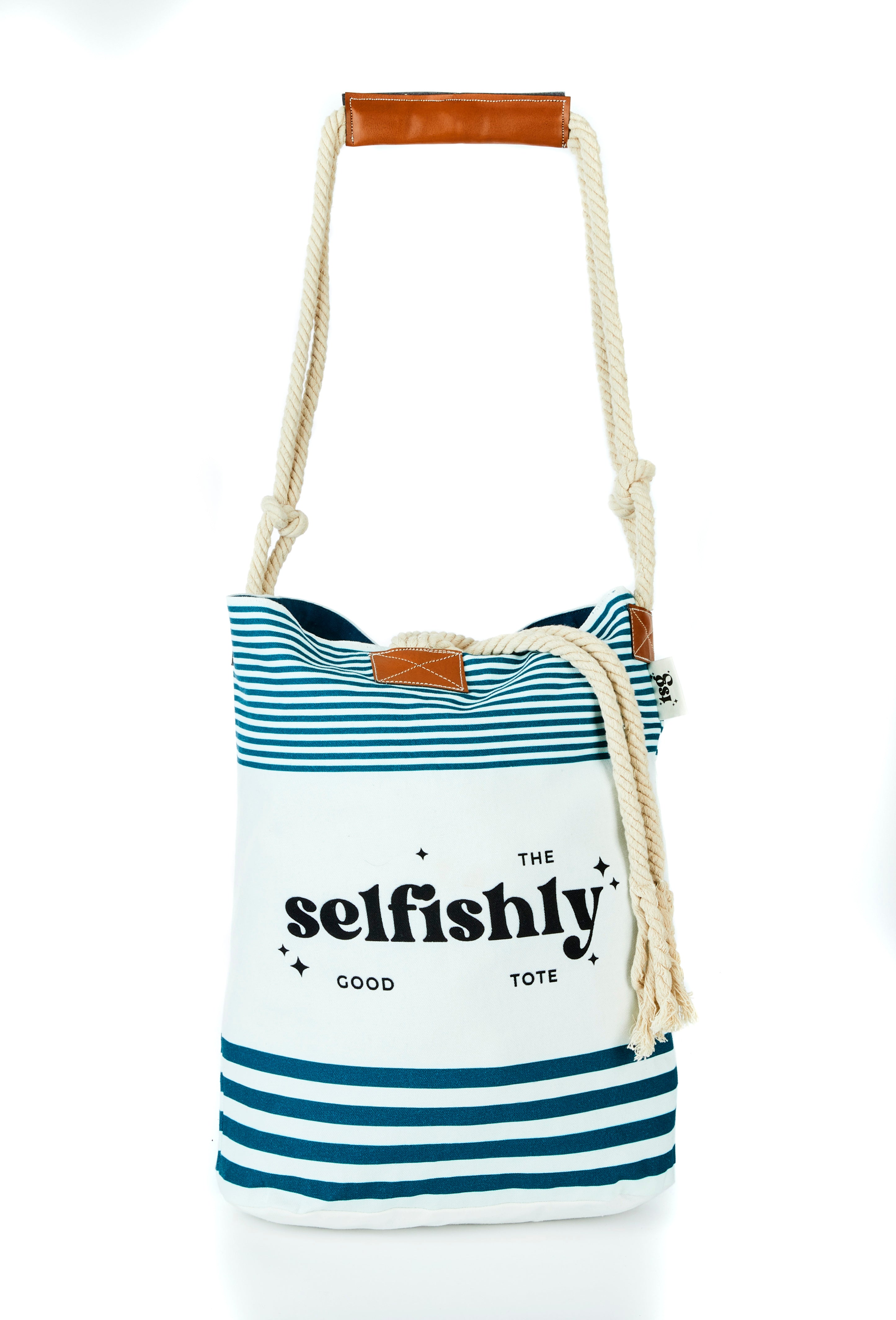 Vacation Tote - Teal Canvas Tote Bag