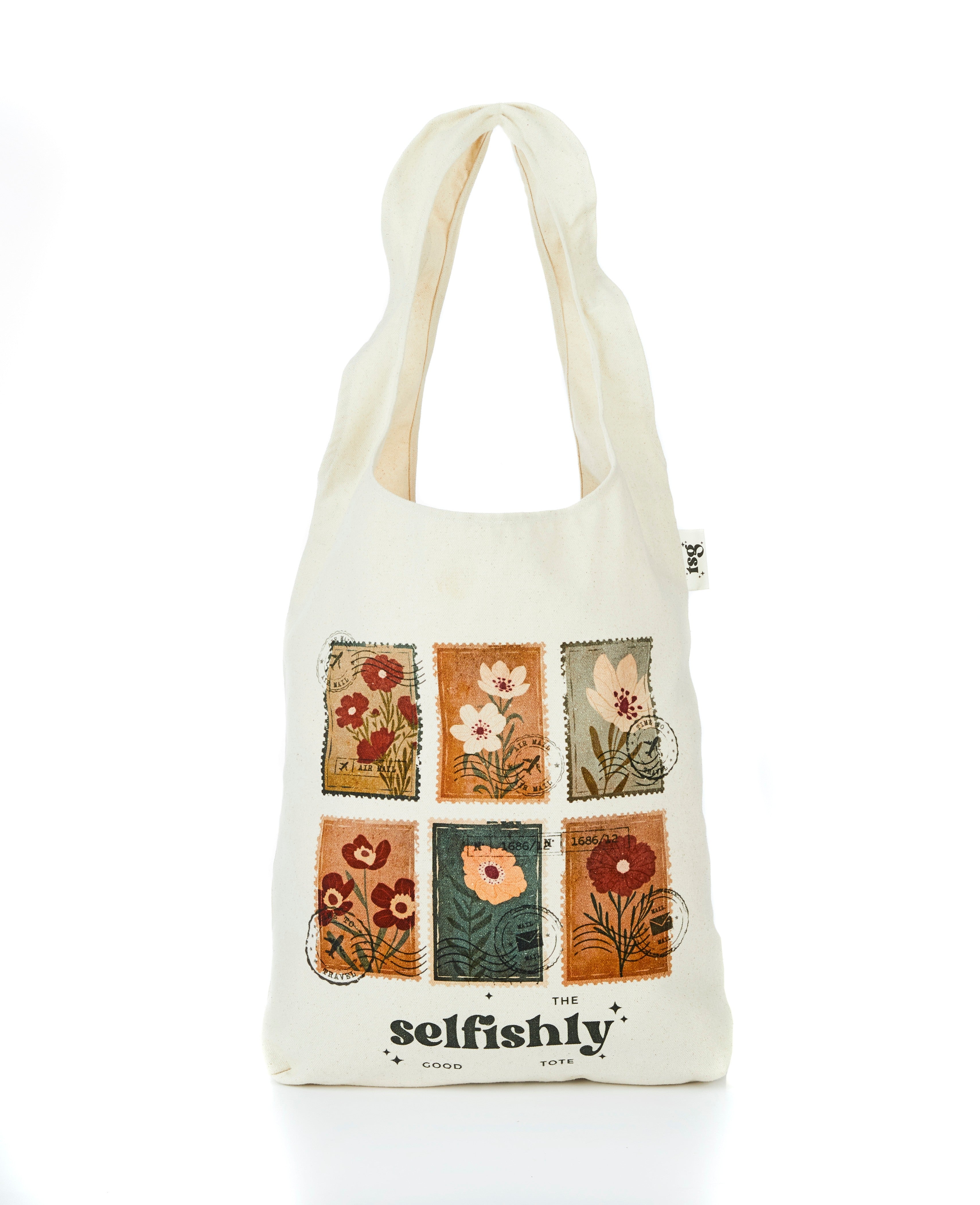 Floral Reverie Canvas Tote