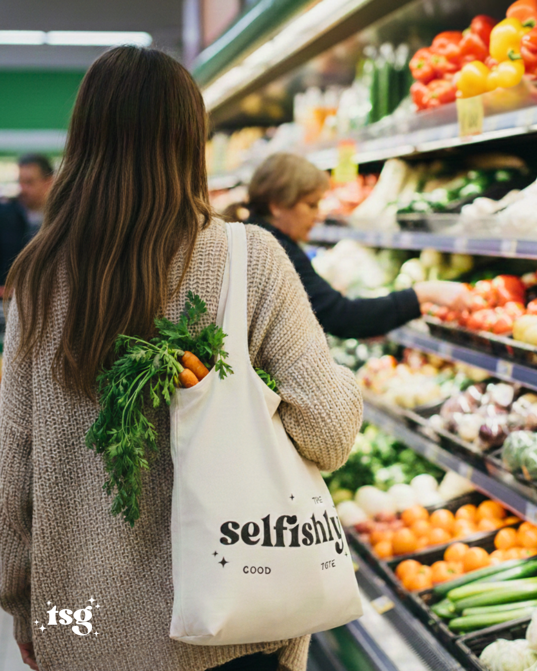 The Grocery Tote - Cotton Canvas