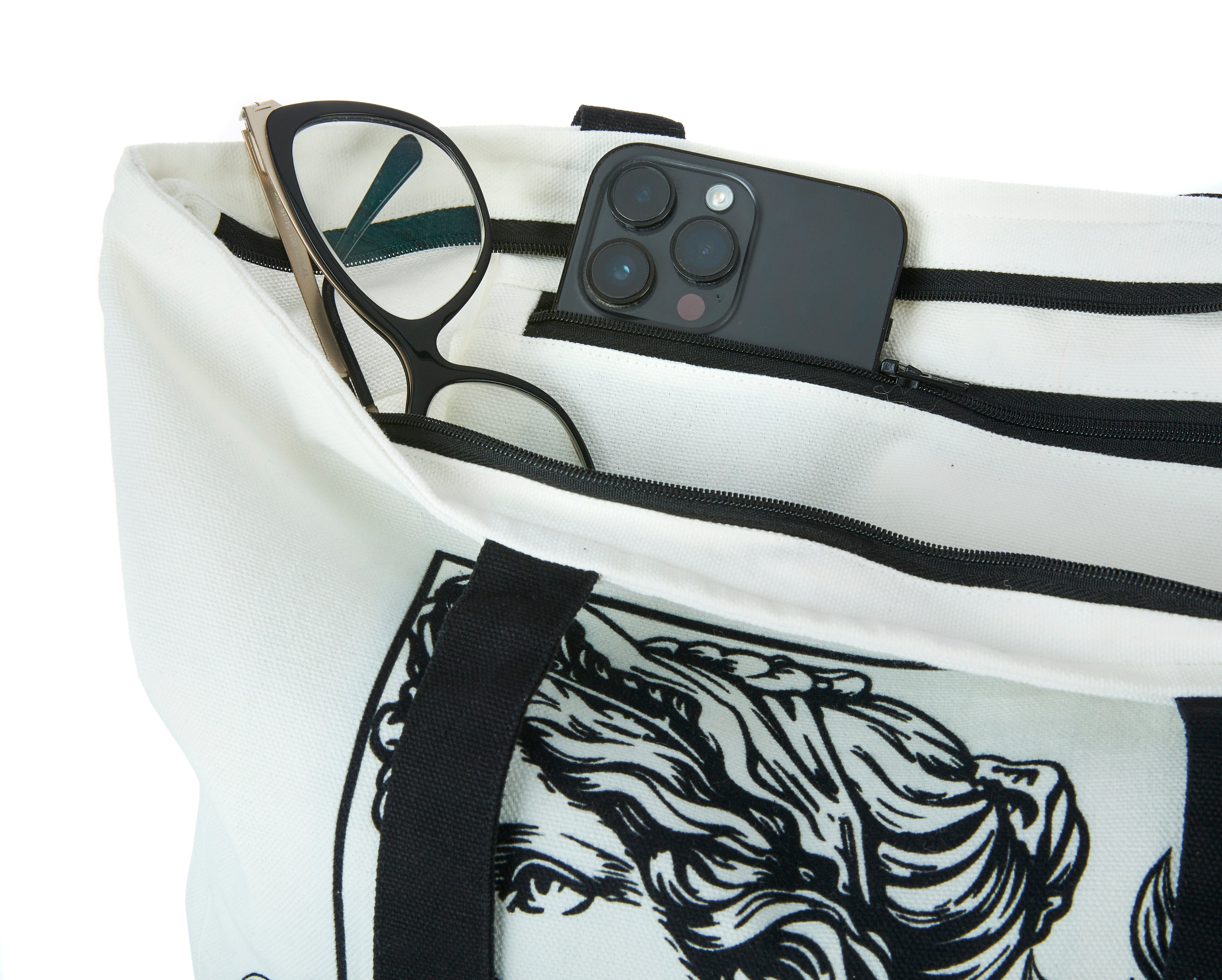 Muse Noire Canvas Tote