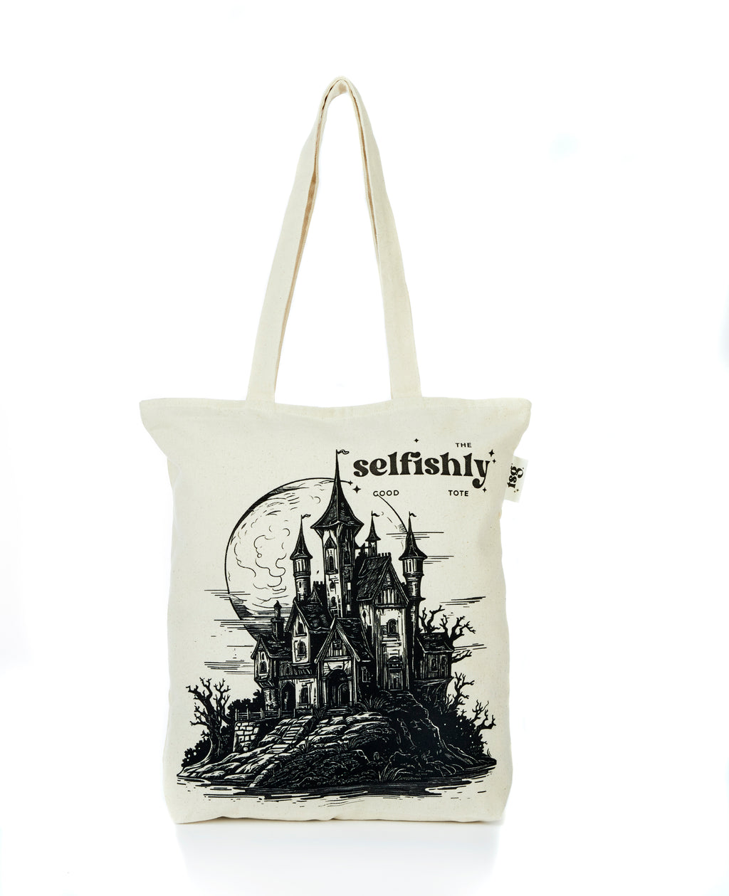 Obsidian Omen Canvas Tote