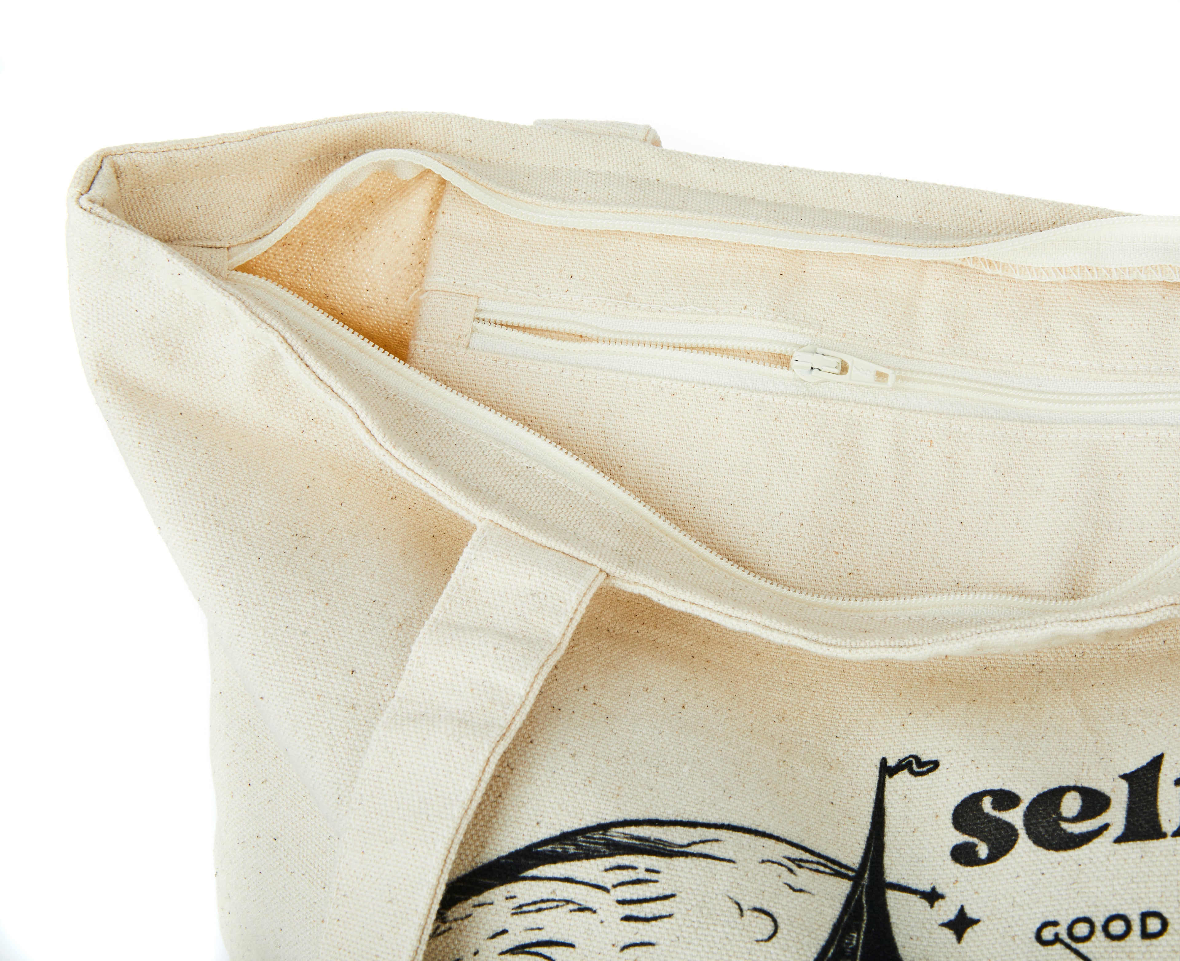 Obsidian Omen Canvas Tote