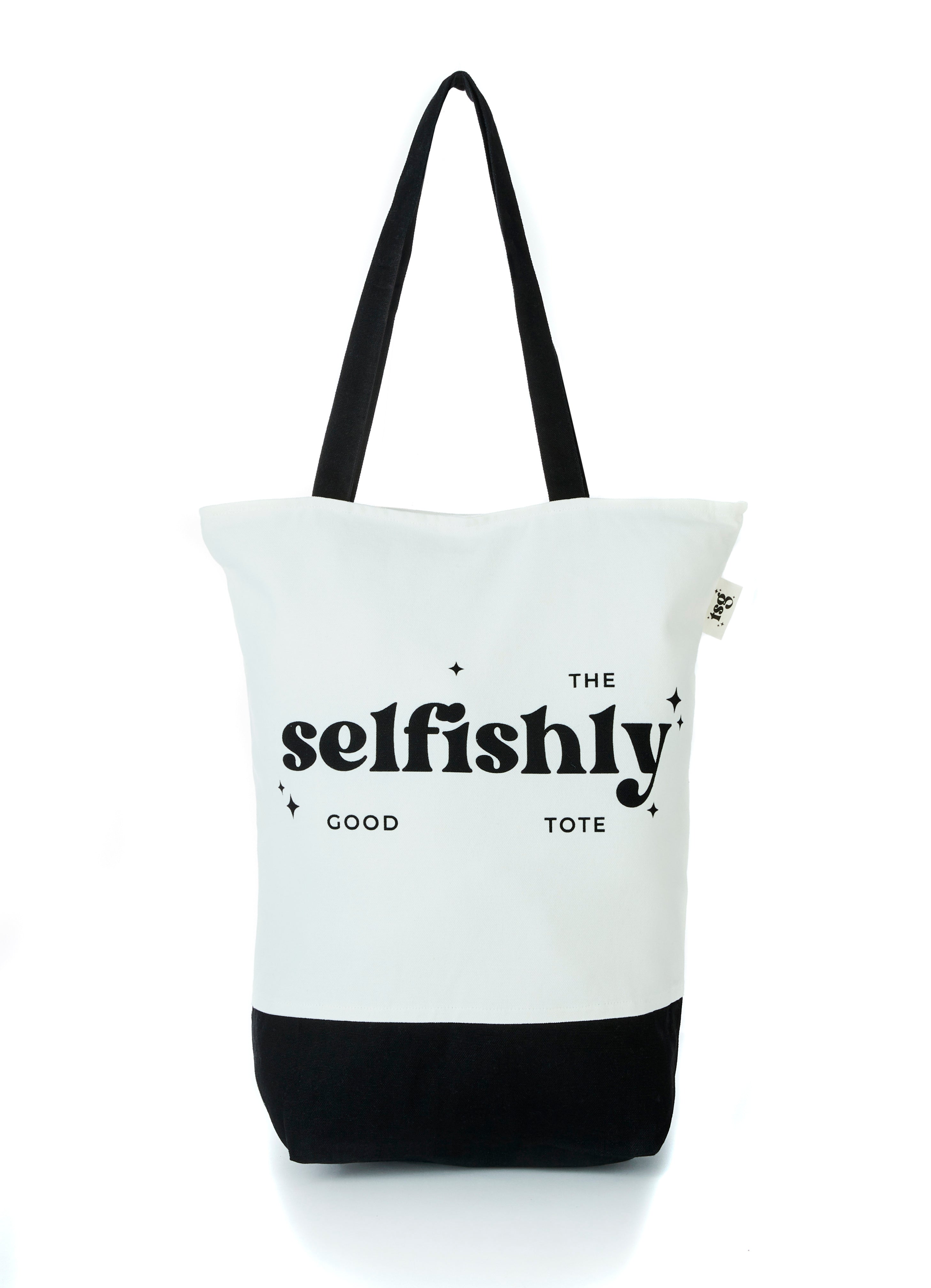 The Monochrome Tote - Cotton Canvas