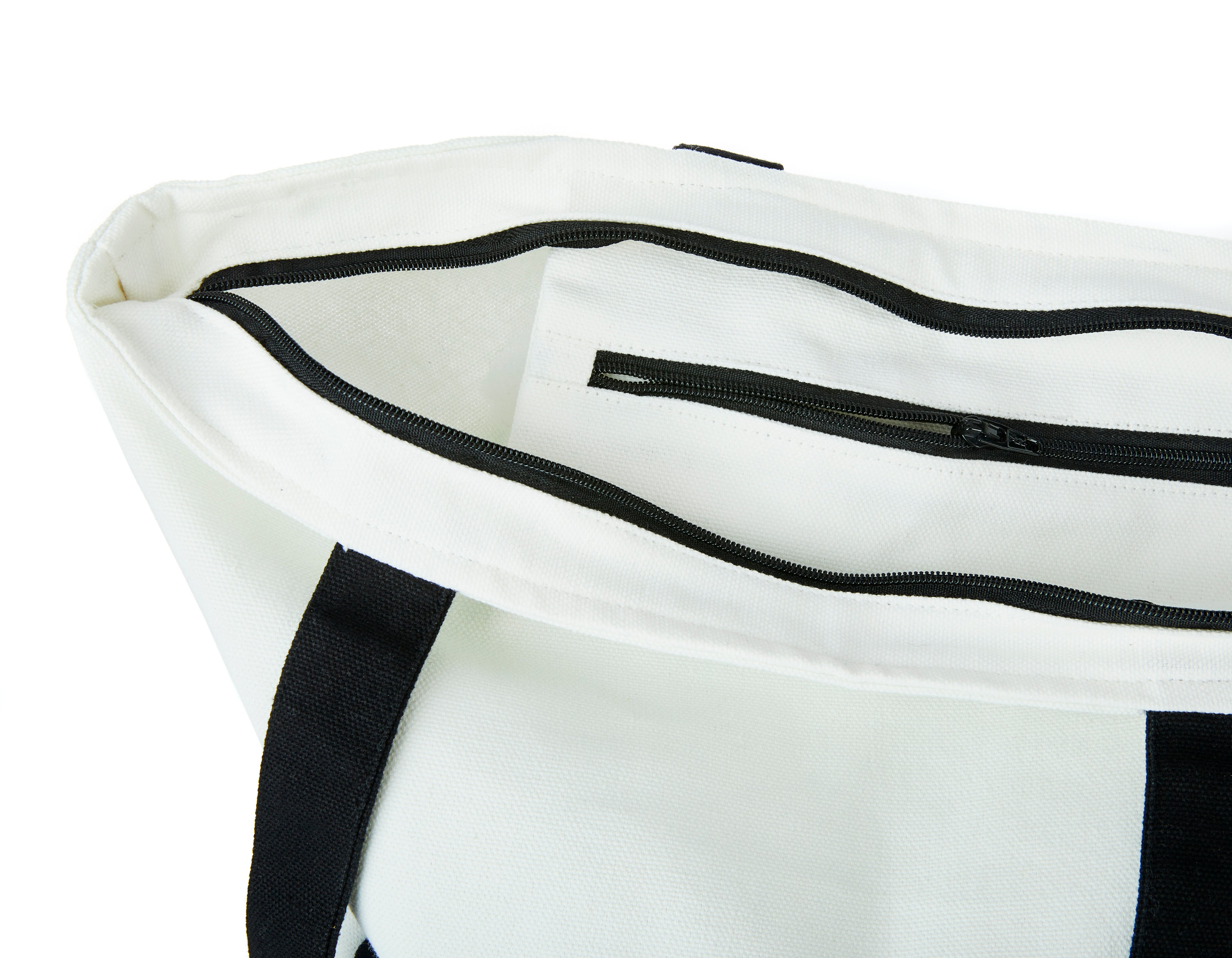 The Monochrome Tote - Cotton Canvas